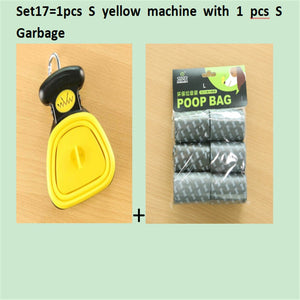 Foldable Dog Pooper Scooper – Portable Waste Picker with Decomposable Bags