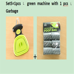 Foldable Dog Pooper Scooper – Portable Waste Picker with Decomposable Bags