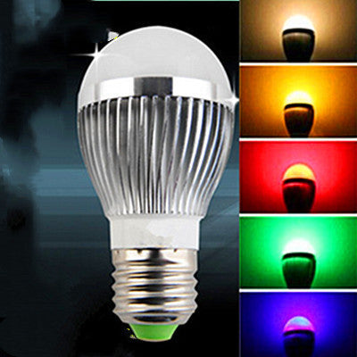 Multi-Color LED Light Bulbs – Red, Yellow, Green & Blue Decorative Lights