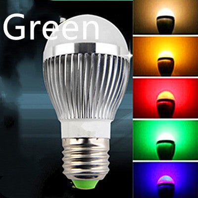 Multi-Color LED Light Bulbs – Red, Yellow, Green & Blue Decorative Lights