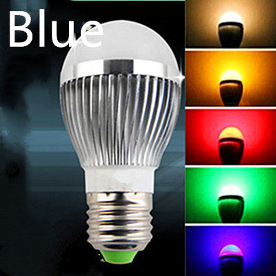 Multi-Color LED Light Bulbs – Red, Yellow, Green & Blue Decorative Lights