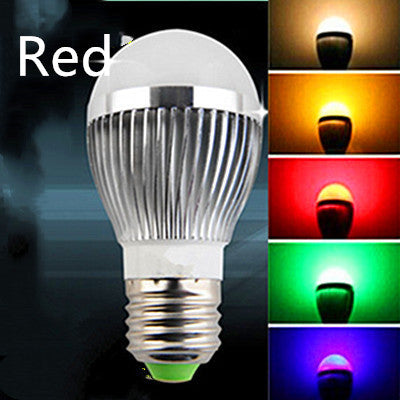 Multi-Color LED Light Bulbs – Red, Yellow, Green & Blue Decorative Lights