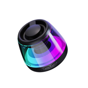 Portable Wireless Bluetooth Mini Speaker – Magnetic Ambient Light & Sound