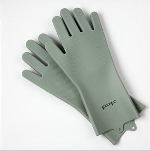 Premium Thick Silicone Dishwashing Gloves – Heat-Resistant & Multi-Purpose Cleaning