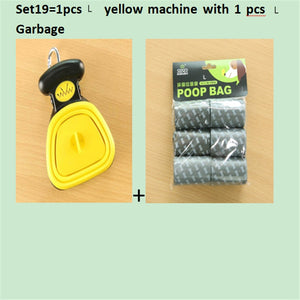 Foldable Dog Pooper Scooper – Portable Waste Picker with Decomposable Bags