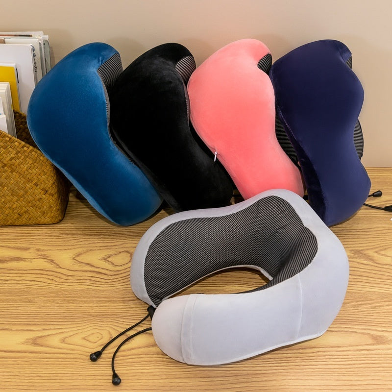 Memory Foam U-Shaped Travel Pillow – Ergonomic Neck & Cervical Support