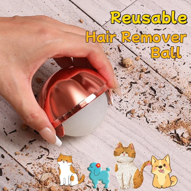 Reusable Hair Remover Ball – Washable Lint Roller for Pet Hair & Dust Cleaning