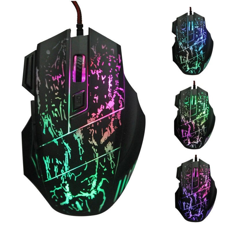 Ergonomic Computer Gaming Mouse – High-Precision Sensor, Customizable Buttons, RGB Lighting for Ultimate Gaming Performance