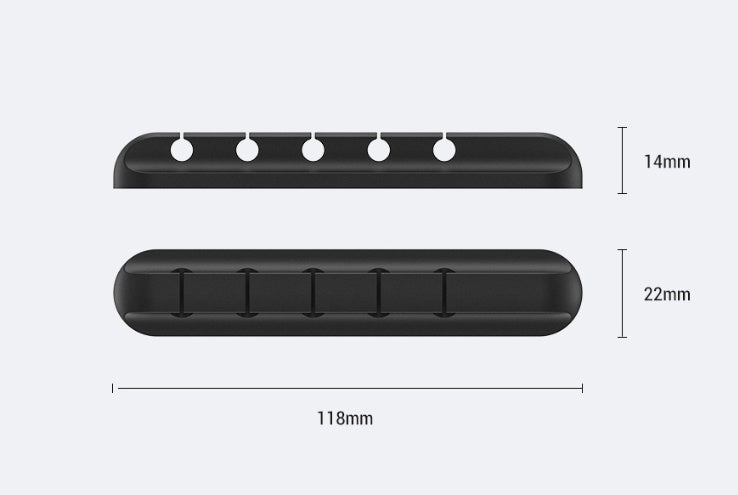 Silicone USB Cable Organizer – Tidy Desktop & Protect Your Cables