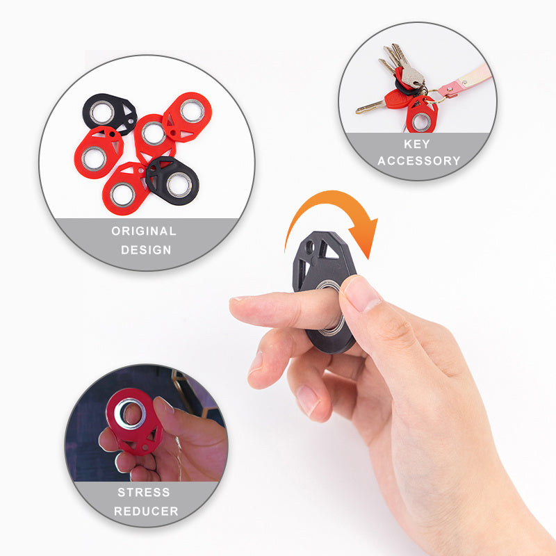 Creative Fidget Spinner Keychain – Stress Relief Toy with Bottle Opener