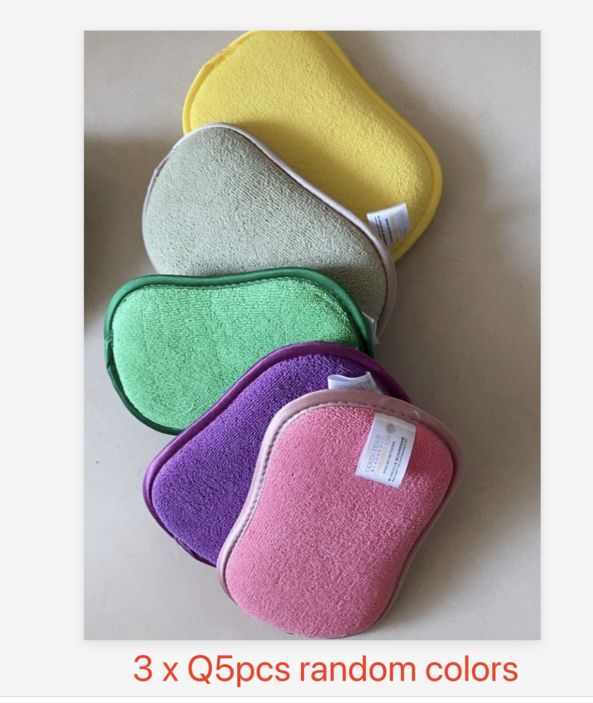 Magic Microfiber Dual-Action Scrubbing Sponge – Deep Clean with Ease!