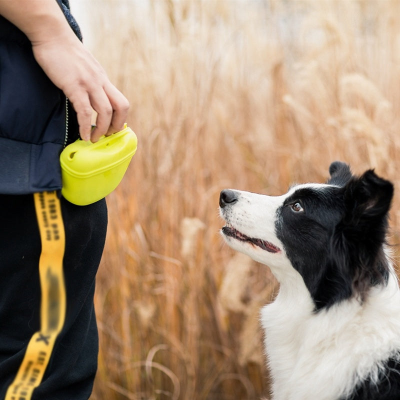 Portable Dog Training Treat Bag – Waist Pouch for Snacks & Rewards