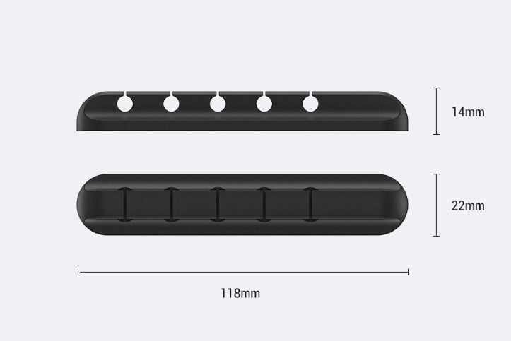 Silicone USB Cable Organizer – Tidy Desktop & Protect Your Cables