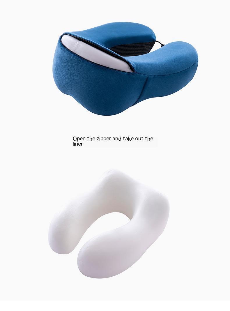 Memory Foam U-Shaped Travel Pillow – Ergonomic Neck & Cervical Support