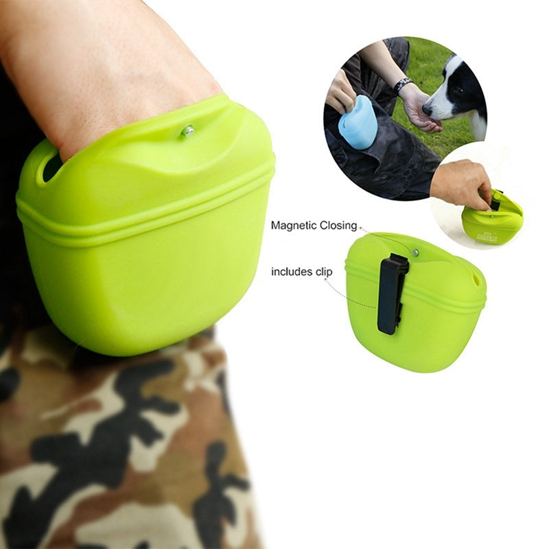 Portable Dog Training Treat Bag – Waist Pouch for Snacks & Rewards