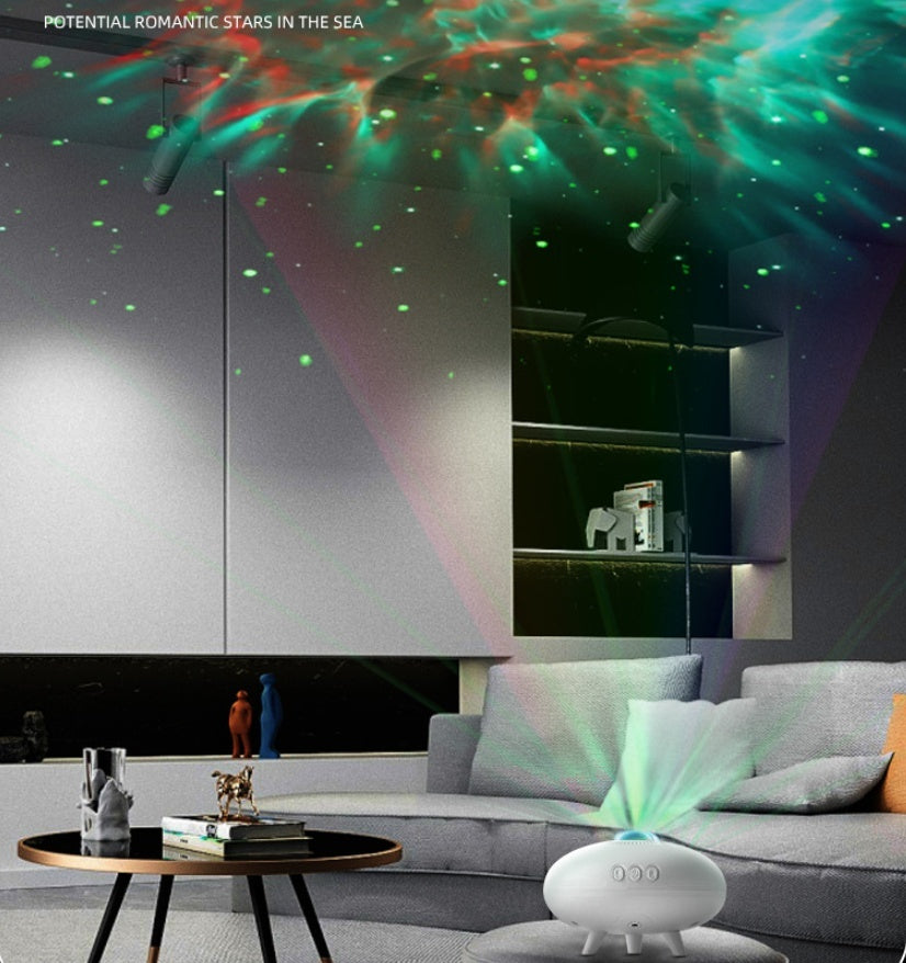 Colorful UFO Star Projector – 360° LED Galaxy Night Light Lamp