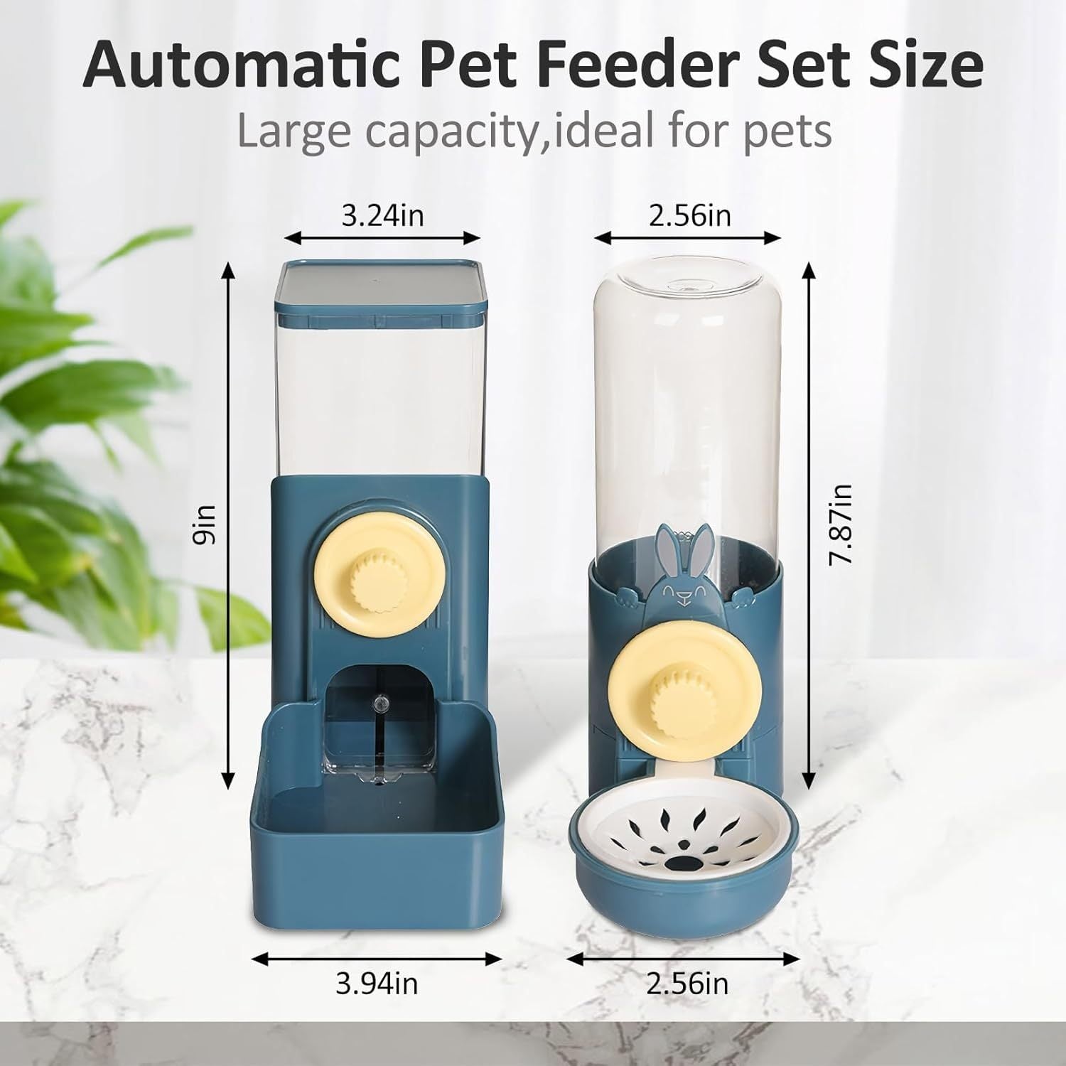 Hanging Automatic Pet Feeder & Water Dispenser – Easy & Mess-Free Feeding