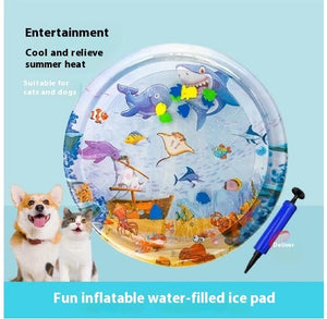 Summer Cooling Pet Bed – Ice Pad Cushion for Dogs & Cats, Keeps Pets Cool & Comfortable