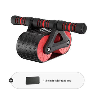 Double Wheel Abdominal Roller - Automatic Rebound Ab Wheel for Men & Women - Waist Trainer for Gym & Home Workouts