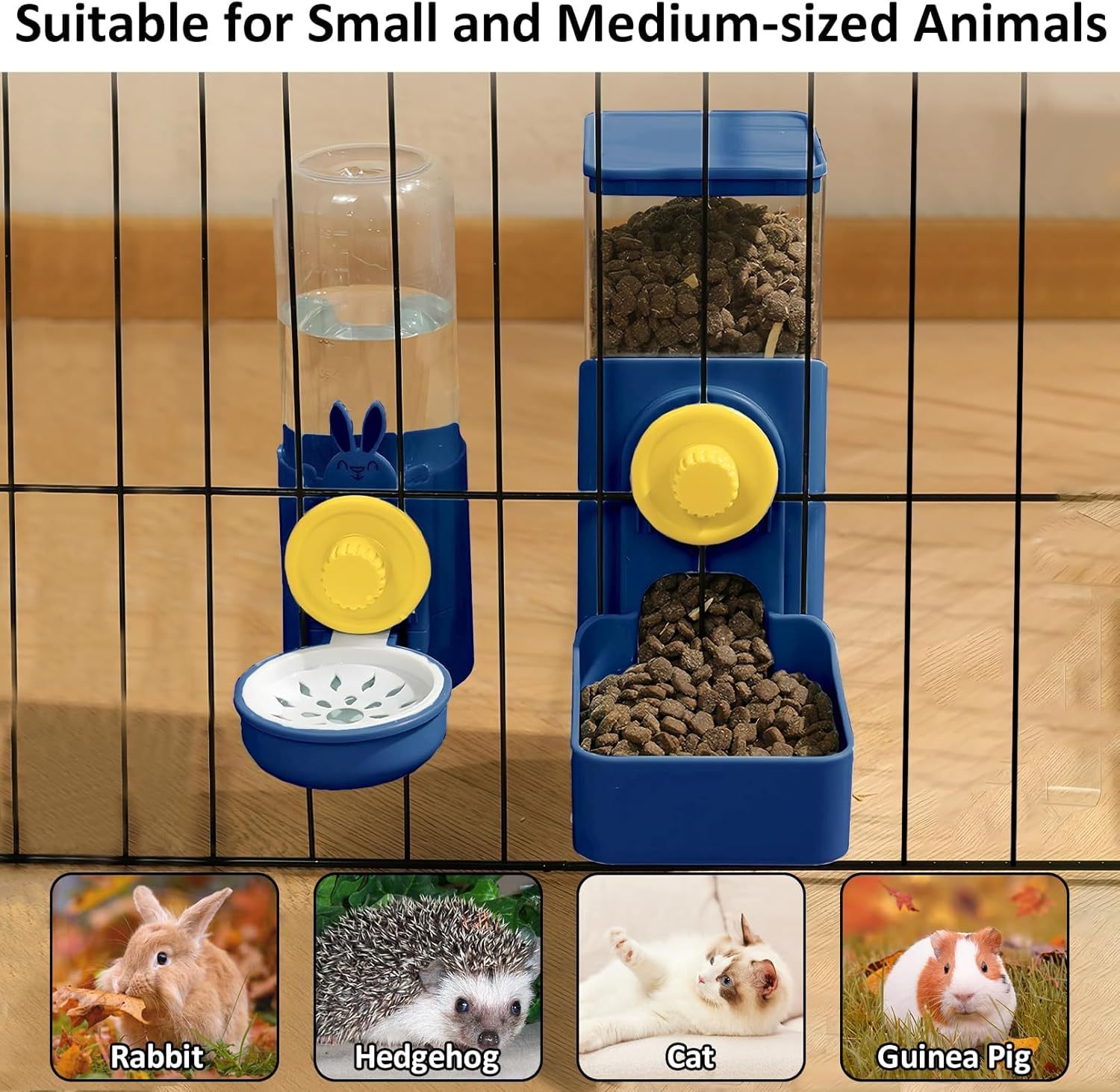 Hanging Automatic Pet Feeder & Water Dispenser – Easy & Mess-Free Feeding