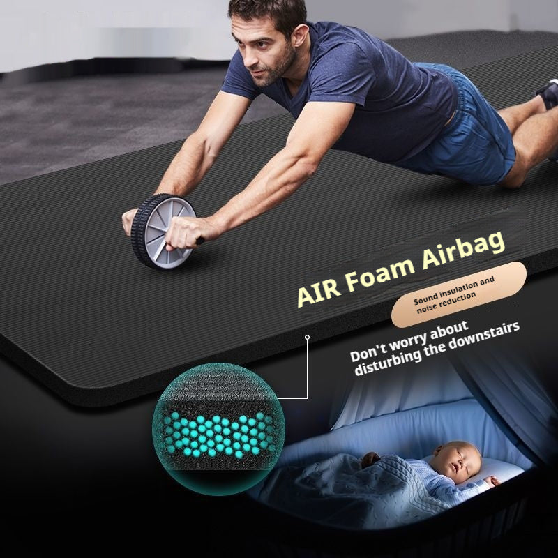 Premium Fitness Yoga Mat - Non-Slip, Thick Cushion for Exercise, Pilates, and Meditation - Durable & Comfortable Mat for Home or Gym